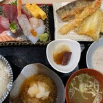 Sushi Sakaba Maguro Hito - ぐろ人定食1500円