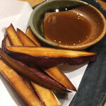 桜島溶岩焼 岩黒 - さつまいもスティック　蜜付き