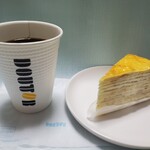 Dotoru Kohi Shoppu - ブレンドコーヒーＭとミルクレープ