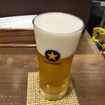 酒処 てらやま - 生ビール(黒ラベル)660円
