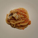 ひまわり食堂 - タチウオと発酵パプリカのスパゲティー