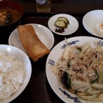 Tsukubaya - 野菜炒めセット　800円