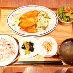 kawara CAFE＆DINING - チキンヒレカツ南蛮定食　　1300円