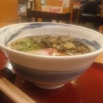 杵屋 - 紀州の梅とおぼろ昆布のうどん