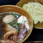 塩そば専門店 桑ばら - カマンベールと無花果のつけそば