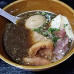 塩そば専門店 桑ばら - カマンベールと無花果のつけそば