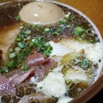 塩そば専門店 桑ばら - カマンベールと無花果のつけそば