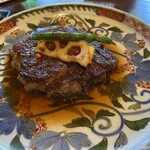 足利伊萬里 - サーロインステーキ。下手なステーキ屋さんより美味しくてビックリ。