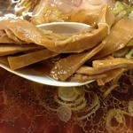 燵家製麺 - メンマ　醤油らーめん　2012年11月