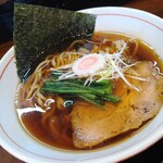 麺処 ほんだ - 醤油らーめん〜さんま薫る中太麺〜