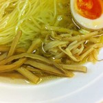 燵家製麺 - メンマ　塩らーめん　2012年4月