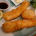 味倶楽部 ハーフタイム - ぶっといフライ達(エビ、イカ、ホタテ)