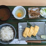 だしまき玉子専門店 卵道 - 烏骨鶏だしまき定食（1,700円）