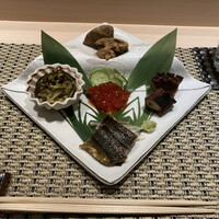 天寿し 横浜店 - 前菜五種