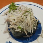 無添くら寿司 - こぼれすぎ釜揚げしらす (税込)110円 (2021.09.20)