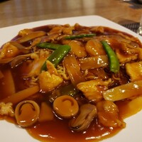 レストラン アゼリア - 五目あんかけ焼きそばアップ2021.09.18
