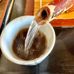 Teuchi Soba Barikiya - サラサラ系の美味しいそば湯。