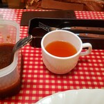 レストランあづま - コンソメスープとオニオンドレッシング