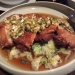チャイニーズテーブル胡同 - 若鶏の唐揚コーミソース　1000円