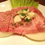 焼肉 北砂トラジ - 特選リブロース  口の中で肉が溶ける美味しさ(^ ^)