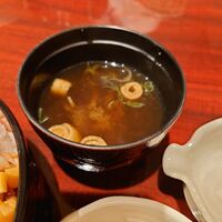 今よし　麹町 - 付属の味噌汁