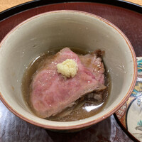 日本料理 太月 - 茄子の焼き浸しが隠れています