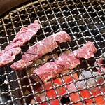 新羅 - 上ハラミ焼く