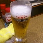 元祖 参佰宴 - 生ビール（スーパードライ　エクストラコールド）