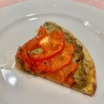 北島亭 - 2021.8.  仔羊と豚肉のピザ