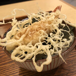 手碾き蕎麦天しん - ミニ天丼 衣が独特