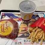 McDonald's - チーズ月見バーガーセット　620円　※LINEクーポン割引50円利用