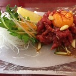 Yakiniku Hatsusan - 「和牛ユッケ」￥1,400-（税抜）