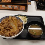 Yoshinoya - 牛丼 大盛とみそ汁Bセット