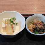 Enomoto - 江の本 ＠西葛西 定食に付く2種類の小鉢