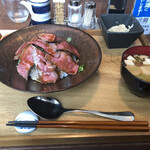 Hashibami - 国産牛ステーキ丼定食