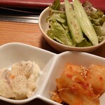 焼肉 矢澤 - サラダ・キムチ・カクテキ（ランチセット）