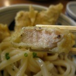 手打うどん 風月 - かしわ天は熱々！！