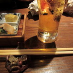 和酒 まん月や - お箸置きはおこぜ!?