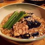 とおいち - 揚げナスの鶏そぼろあん