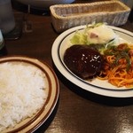 カリー軒 - 料理写真:イタリアンハンバーグ ＆ ライス