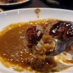 カリー軒 - ハンバーグカレーを食べる