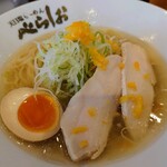 泡系しおとんこつラーメン べらしお - 令和3年9月
ゆず塩冷やしそば 800円