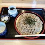 麺麺麺 - ざるそば 490円、そば大盛り 100円