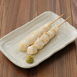 Grilled salted chicken fillet - served with grated wasabi -