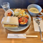 itaya cafe - サンドイッチプレート(\850)