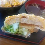 ます栄食堂 - 厚い
