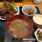 魚屋 小次朗 - 鮪ほほ肉ステーキ1050円