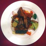 ビストロ　クロッカンドール - 西荻"BISTROT Croquant d'or"ランチ「日本海産スズキのポワレ」1,100円(2012.11)