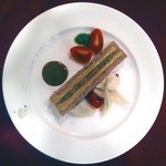 ビストロ　クロッカンドール - 西荻"BISTROT Croquant d'or"ランチ夜メニューから「豚パテ」500円(2012.11)