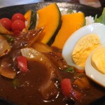 カフェ マルシェ ママン - 夏野菜ゴロゴロカレー♥